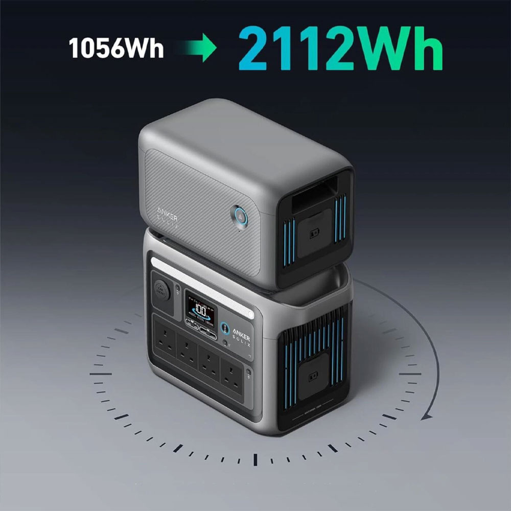 Anker SOLIX C1000X Portable Battery Power Station (1056Wh